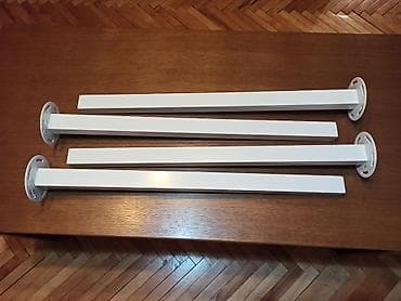 stalaže za alat: Neupotrebljeni nogari za sto (IKEA). Dimenzije: 3x4cm, visina 70cm — 2