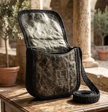 gucci torbe zenske: Torba preko ramena – ručno rađena kombinacijom kože i pletenih detalja — 1