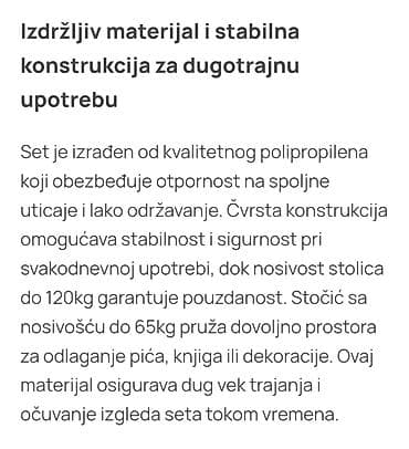 cebence za bebe: NOVO! Baštenski set Amora za 2 osobe – kompaktan i elegantan izbor za — 5