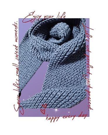 Topli dugačak šal ručno pleteni, 200x22 cm. Novo na lalafo.rs — 7 Topli dugačak šal ručno pleteni, 200x22 cm. Novo — 7