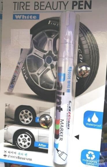pritisak u gumama 15570 r13: Marker za pisanje po auto gumama CAR SUN

799 dinara — 1