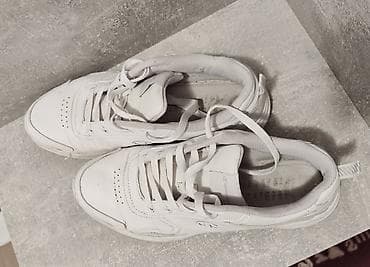 massimo dutti muške cipele: Bele patike – Champion, klasičan model - Boja: potpuno bela - Dizajn — 2