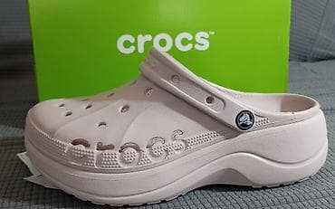 zara papuče: Crocs Baya Platform Clog – bež klompe sa platformom 41/42-W10 cena — 6