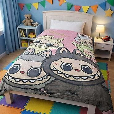 Ćebad i pokrivači: Dečije posteljine/ćebe sa crtanim motivima,super mekano i toplo — 3
