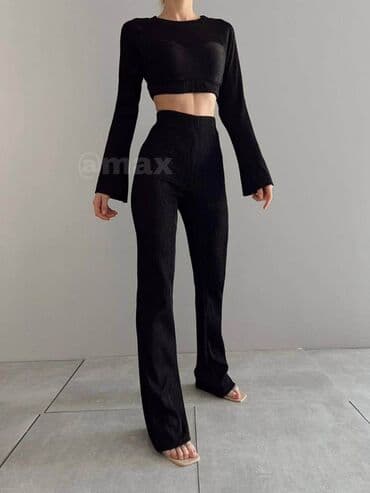 trikotazni set: New,,Nikol’s Set’’ xzaraVelicine S M L Boje:Kamel i Crna (First Class) — 1