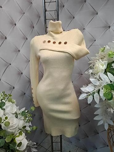 Women's Sweatshirts: Pletene haljine sa rol-kragnom – elegantan kroj koji prati liniju — 3