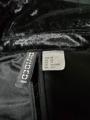 sako sa izrezanim rukavima: H&M, XS, Pliš, Jednobojni — 2