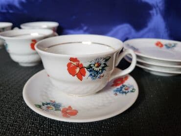 metalac solje za kafu cene: Soljice Zajecar porcelan iz 70ih. Soljice za kafu perfektne,sve na — 6
