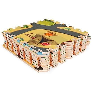 ikea kutije za odlaganje igracaka: PODLOGA ZA IGRU ZA DECU SAFARI PUZZLE 9 ELEMENATA 93x93 cm – ECO TOYS — 2