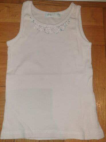heklane suknje za devojcice: Round neck, Sleeveless, 110-116 — 2