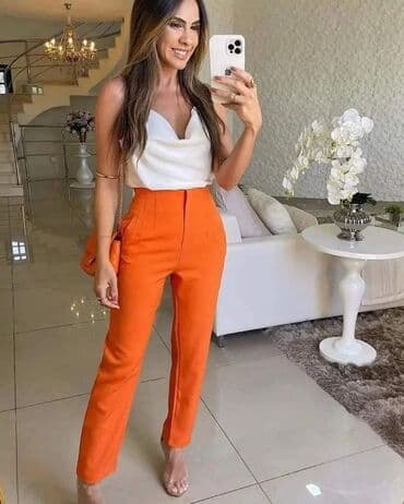 mona kozne pantalone: Pantalone: 2400 dinara — 2