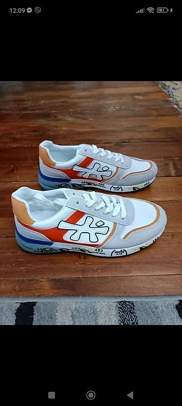 beli tek flis: Muške patike – višebojni casual/sportski model - Dizajn: niske patike — 1