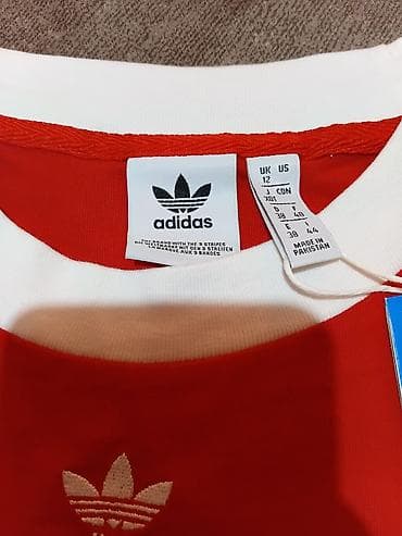 philipp plein majice cena: Adidas Crop Top W – ženska majica, model FM3258 - Boja: crvena sa — 10
