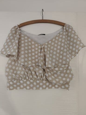 push up helanke new yorker: Lila, L (EU 40), Polyester, Dots, color - Beige — 1