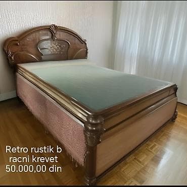 namestaj sa greskom: Set nameštaja – kožna garnitura i retro krevet - Kožne fotelje, 2 — 4
