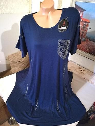 Nova zenska tunika sa ukrasima za punije dame Miss Paksi. Turska