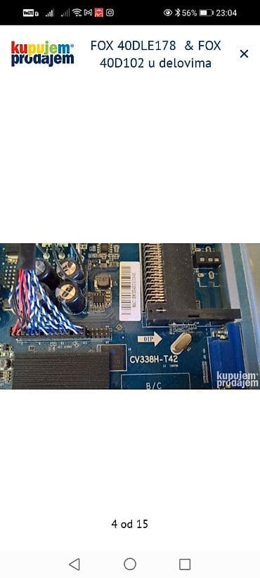 daljinski za tv sharp aquos: FOX 40DLE178 i FOX 40D102 – delovi za televizore (40") Dostupne — 5
