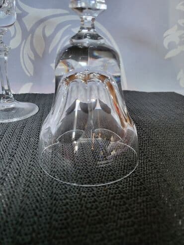 swarovski case za vino cena: Case nove kristal duvano staklo za vino,nemacke 70te. Case — 14