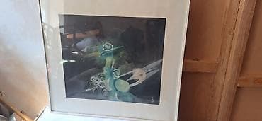 metraza svila: Naslov: Biljana Janković – “Viđenje 67.”, mešana tehnika, uramljeno — 1