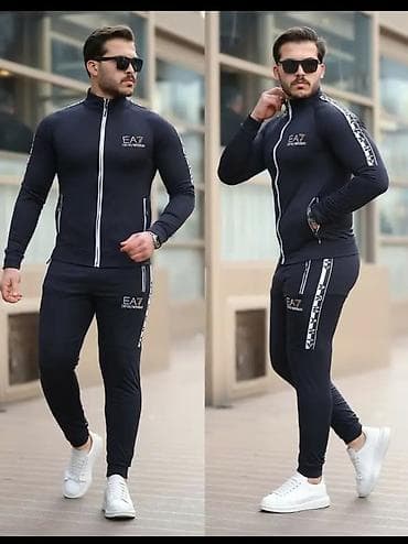 tech fleece stari modeli: Komplet, S, Ea7, bоја - Crna — 9