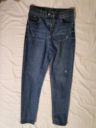 farmerke sa cirkonima stradivarius: Ženske farmerke XS. Stanje odlično. Naznačena veličina 26, odgovaraju — 7