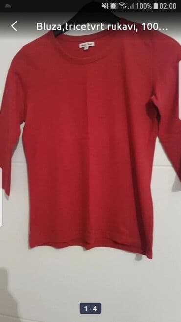 M (EU 38), Pamuk, bоја - Bordo