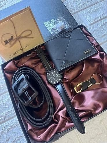 narukvice novi sad: Muški poklon set – elegantni crni komplet u poklon kutiji Sadržaj — 1