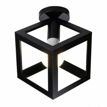 led lampe sa slikom: Plafonjera, bоја - Crna, Novo — 2