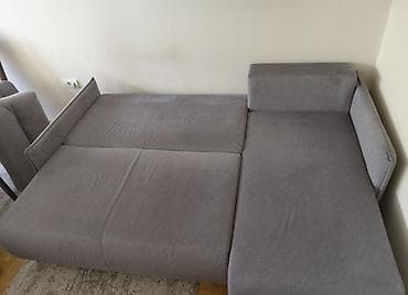 moderne ugaone garniture: Hitno prodajem! Ugaona 220x133, sive boje, zicano jezgro, naslon se — 5