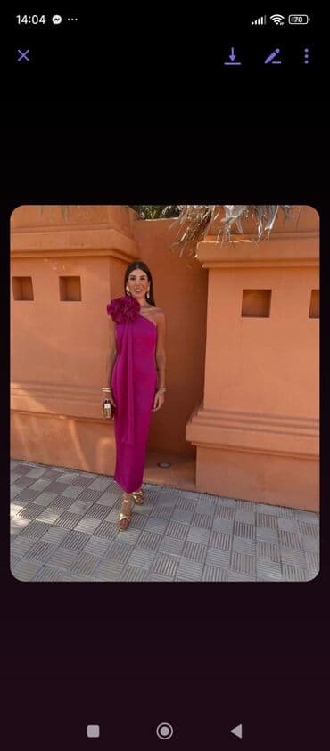 Dresses: Haljina 3000 din 🌸🌸 Veličina univerzalna Crna, crvena, ciklama, bež — 2