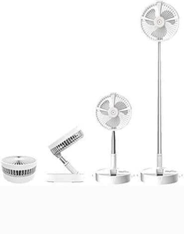 dupli ventilator za auto: Prenosni mini sklopivi teleskopski ventilator Može se uvući — 1