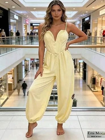 komplet pinko: Ženski letnji kombinezon- Model: kombinezon sa tankim bretelama i — 1