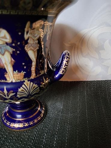 Other Home Decor: Cup,vaza 1960g+ nov grcki,porcelanski,rucno oslikan 24 kar.zlatom — 4