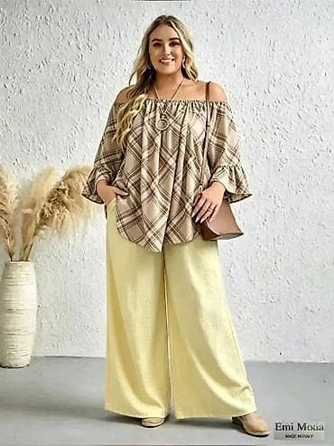 ps kombinezoni 2022: Ženski komplet za svečane i svakodnevne prilike – plus size - — 8