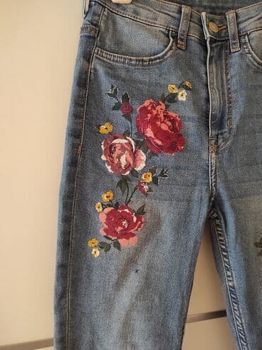 pidzama iz jednog dela: H&M farmerke veličina 34. Dubok model. Poluobim struka 30/34 — 2