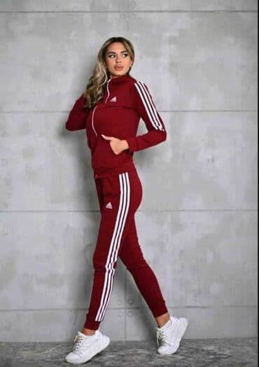 jakna sa prirodnim krznom: Adidas, Prugasti, bоја - Šareno — 2