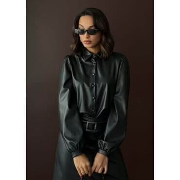 zara bluze 2022: Zara, S (EU 36), Jednobojni, bоја - Crna — 2