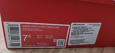 converse patike run star motion: Nike kožne patike – visok model, bele sa srebrnim panelima, br gaziste — 8