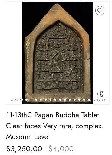 polovne grejalice i radijatori: Original hand pressed Terracotta Buddha. Made in the 11th to 12th — 9