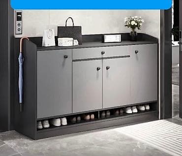 srebrne mindjuse za decu: Moderan ormar za cipele/ulazni komodu sa više pregrada - Dizajn — 1