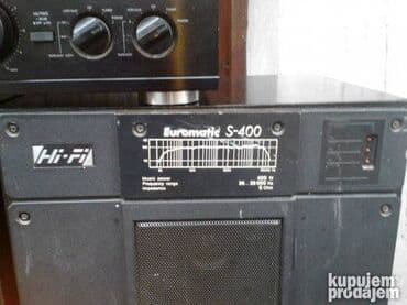 Foto i video kamere: Euromatic s-400 ; 10 inca; 400w; 8 oma; ispravni. fixno 200e — 2