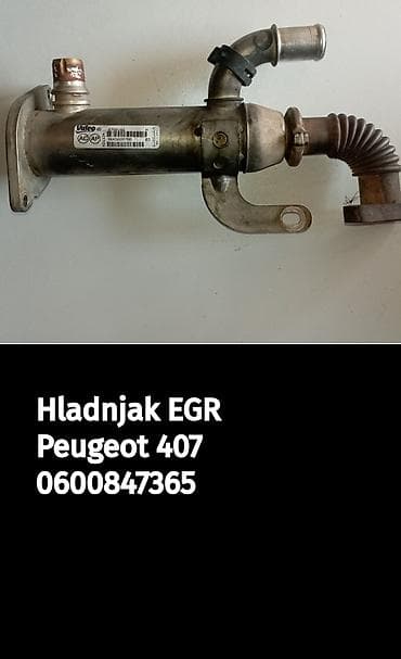 guvernal za motor: Hladnjak EGR za Peugeot 407 - Originalni deo: Valeo (oznaka vidljiva — 1