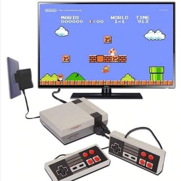 Koznzola za igranje sa 620 igrica, igrice su iz 80s i 90s godina