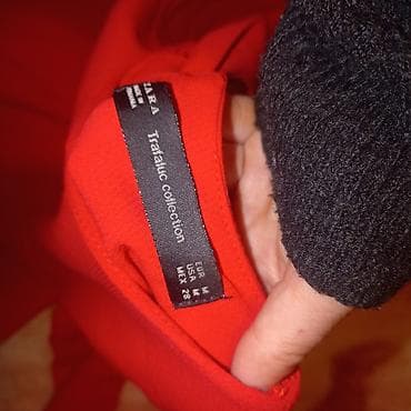 zara svecane pantalone: ZARA Trafaluc Collection haljina,sorc – crvena - Model: mini/kratka — 4