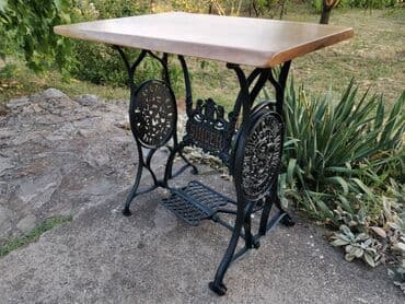 simpo trpezarijske stolice cene: SINGER rustik etno sto 77*43cm visina stola 76 cm debljina daske 3 — 1