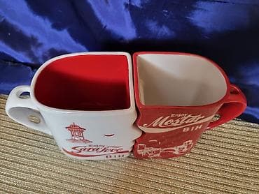 set za rucavanje: Solje nove za dvoje porcelanske. Univerzalne solje,sve na njima sama — 2