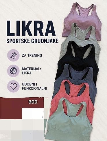 grudnjak lisca b: Sportski grudnjaci. - Dizajnirani za trening i svakodnevno nošenje. - — 1