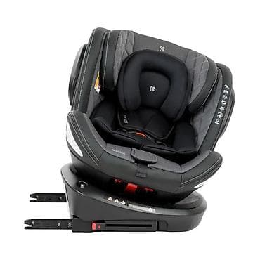 tech fleece sivo crni: KIKKA BOO autosedište STARK ISOFIX 0–1–2–3 (0–36 kg), tamno sivo – — 3