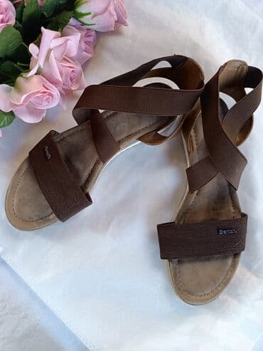 bež čizme od brušene kože: Sandals, Bench, 40 — 1