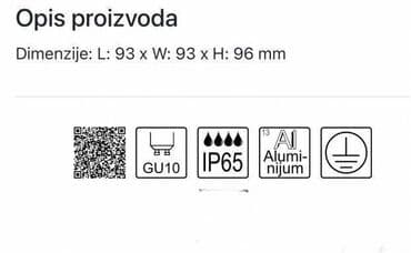 rasveta obrenovac: Plafonjera, bоја - Crna, Novo — 3